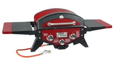 El Fuego Gasgrill Medison rot 2 + 1 AY5262 Tischgrill