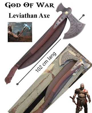 NEU GOD of WAR Leviathan Kratos Axe Axt für Cosplay Gamer Sammler Videospiel Fans