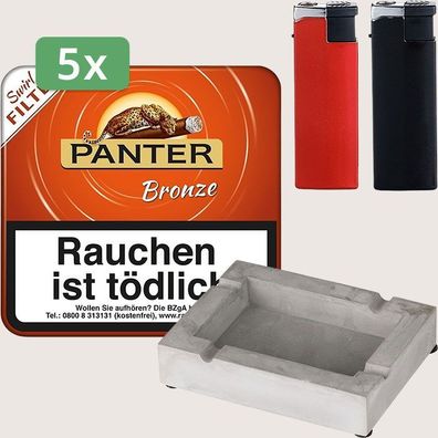 Panter Bronze Swirl Filter Zigarillo Sparpaket