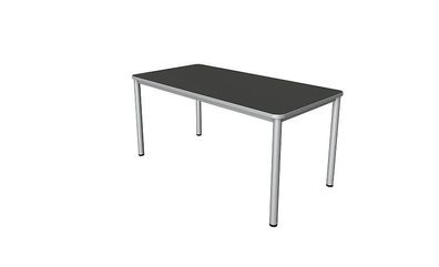 Kerkmann Schreibtisch Prime 160x80x75 cm 4 Bein-Gestell alusilber