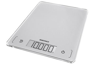 Soehnle Küchenwaage Page Comfort 300 Slim digital 10kg Tragkraft silber