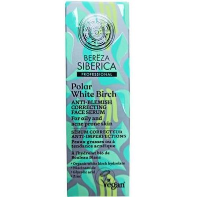 Siberica Bereza Anti-Blemish Correcting Serum Unreine Haut 30ml Gesichtserum