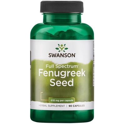 Swanson, Fenugreek Seed, 610mg 90 Kapseln