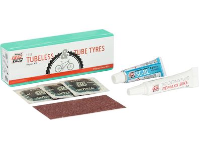 TIP TOP Flickzeug "Tubeless" Für Schlauchlosreifen Inhalt: 3 x Re