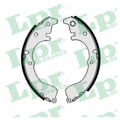 LPR Bremsbackensatz Feststellbremse 03500 für Toyota Corolla LS1602 GS8287