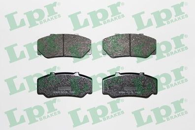 LPR 05P156 Bremsbeläge Vorderachse für Umm Alter Volvo 740 760 780 2728277