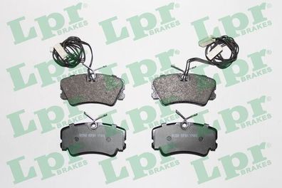 LPR Bremsbelagsatz 05P301 für Alfa Romeo 33 1.7 Alfasud 1.7 0986424173 LP560