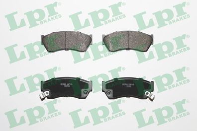 LPR 05P186 Bremsbeläge Vorderachse für Honda Civic I III CRX I 1.2 1.3 1.5