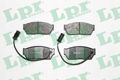 LPR Bremsbelagsatz 05P308 für Rover 200 I 571386J 986424110 0986TB2527 224007