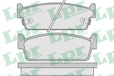 LPR Bremsbelagsatz 05P1010 für Infiniti M30 Nissan Skyline Maxima II 200SX