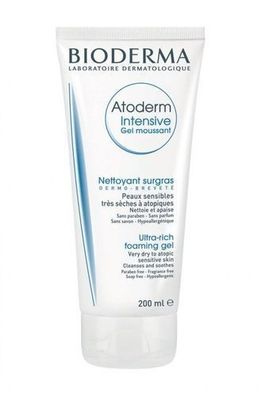 Bioderma Atoderm Intensive Reinigungs- und Feuchtigkeitsgel für atopische Haut, 200ml