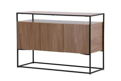 Furnlux Sideboard Kingsport Walnut & Black 120cm