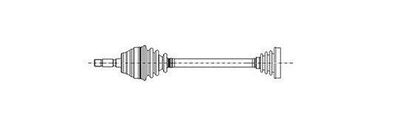 Cifam 655-187 Antriebswelle für VW Golf III Vento 1.8 1.9 2.0 2.8 1H0407271A