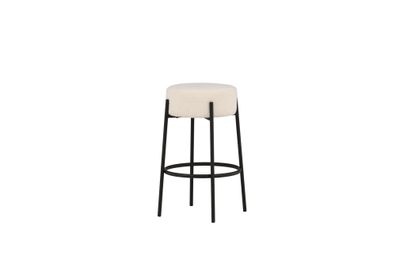 Furnlux Bar Stool Tucson White & Black 41cm