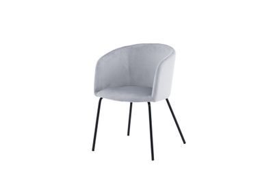 Furnlux Dining Room Chair Berit Grey & Black 55cm