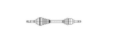 Cifam 655-895 Antriebswelle für Toyota Yaris 1.4 D-4D 66 KW 90 PS 43410-0D180