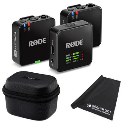 Rode Mikrofon-Funksystem Wireless GO Gen 3 mit Ladecase und Tuch