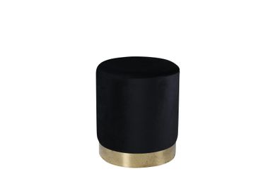 Furnlux Pouf Benji Black & Gold 35cm