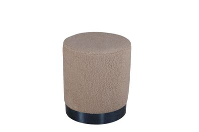 Furnlux Pouf Benji Beige & Black 35cm