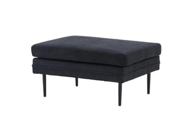 Furnlux Ottoman Boom Black 90cm