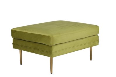 Furnlux Ottoman Boom Green & Gold 90cm