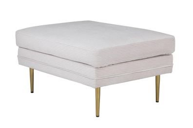 Furnlux Ottoman Boom Creme & Gold 90cm