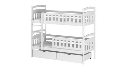 Furnlux Bunk Bed Ignas White 90x200cm