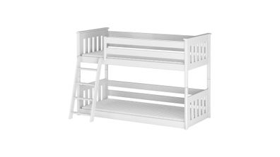 Furnlux Bunk Bed Kevin White 90x200cm