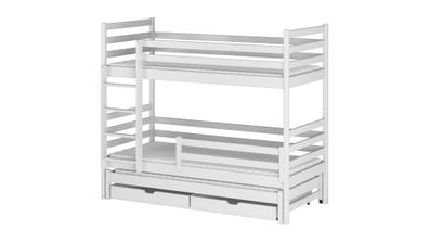 Furnlux Bunk Bed Luk White 90x200cm