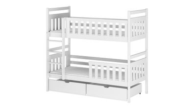 Furnlux Bunk Bed Monika White 90x200cm