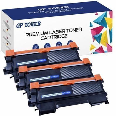 3x XXL Toner für Brother TN2220 MFC-7360N MFC-7460DN MFC-7860DW HL-2130 DCP-7055