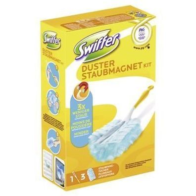 Swiffer SW2923 Staubmagnet Starterset - Handgriff + 3 Tücher