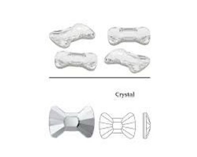 Swarovski® Flatback Hotfix Bow Tie Crystal 9x6.5mm