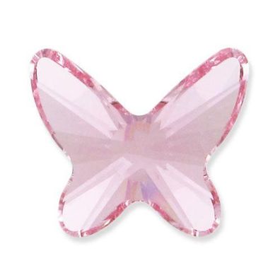 Swarovski® Flatback Hotfix Butterfly Light Rose 8mm