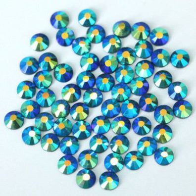 Swarovski® Flatback Hotfix Emerald Aurore Boreale SS20