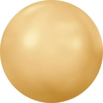 Swarovski® Flatback Hotfix Halbperlen Gold Pearl SS10
