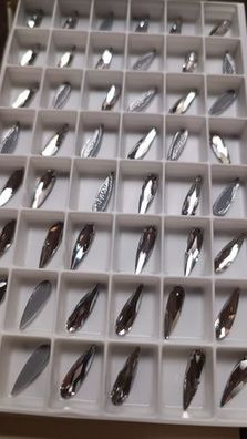 Swarovski® Flatback Hotfix Raindrop Crystal 14x3.9mm