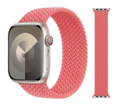 Original Apple Braided Solo Loop Armband 42/44/45mm Größe 7 Guava