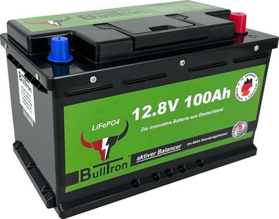 BullTron 100Ah inkl. Smart BMS mit 100A Dauerstrom & BT App