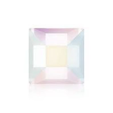 Swarovski® Flatback Hotfix Square Aurore Boreale 4mm