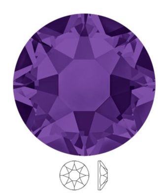 Swarovski® Flatback Rund Purple Velvet SS7