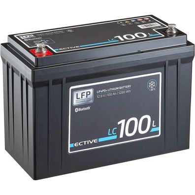 ECTIVE LC 100L LT 12V LiFePO4 Lithium Versorgungsbatterie 100 Ah