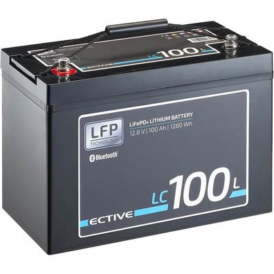 ECTIVE LC 100L BT 12V LiFePO4 Lithium Versorgungsbatterie 100 Ah