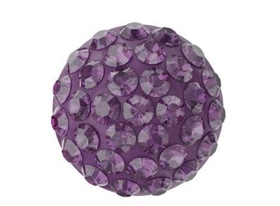 Swarovski® Pavé Balls Amethyst 8mm