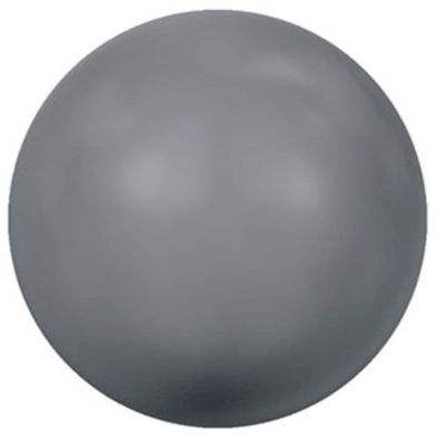 Swarovski® Pearl Cabochon Half Drilled Dark Grey 8mm