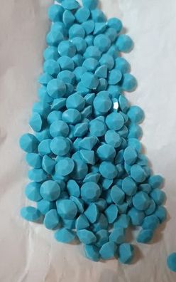 Swarovski® Chaton Vintage Turquoise Unfoiled SS34