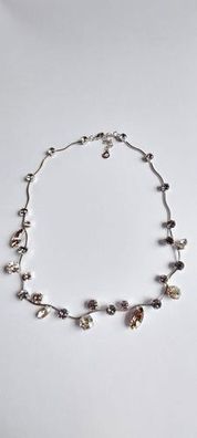 6951 Vintage Necklace mit Swarovski Crystal 40cm