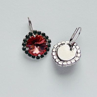 3999 Vintage Earring mit Swarovski Crystals 30cm