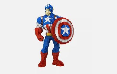 Super Hero Captain America Magic Blocks, 3150 Stck. Mini-Bausteine