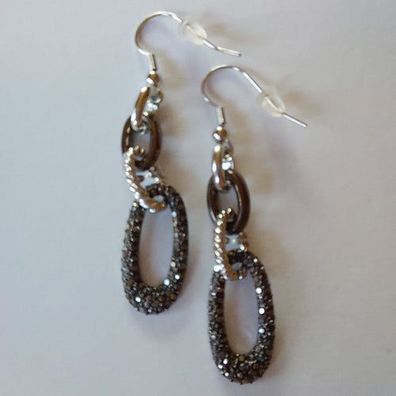 3738 Vintage Earring mit Swarovski Crystals